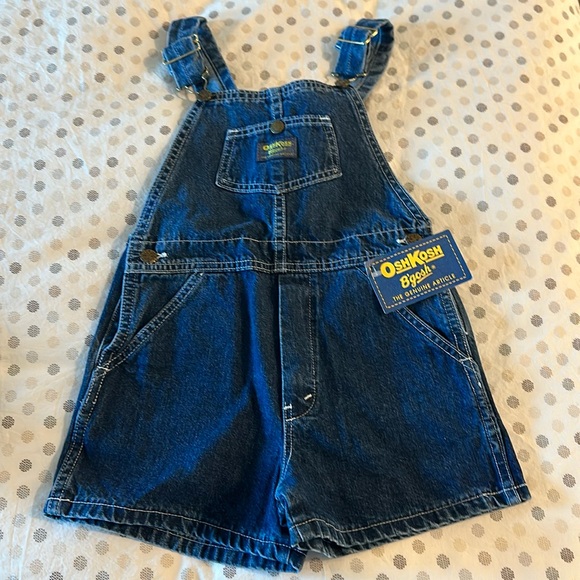 Osh Kosh shorts overalls size 6 BRAND NEW - Picture 1 of 7